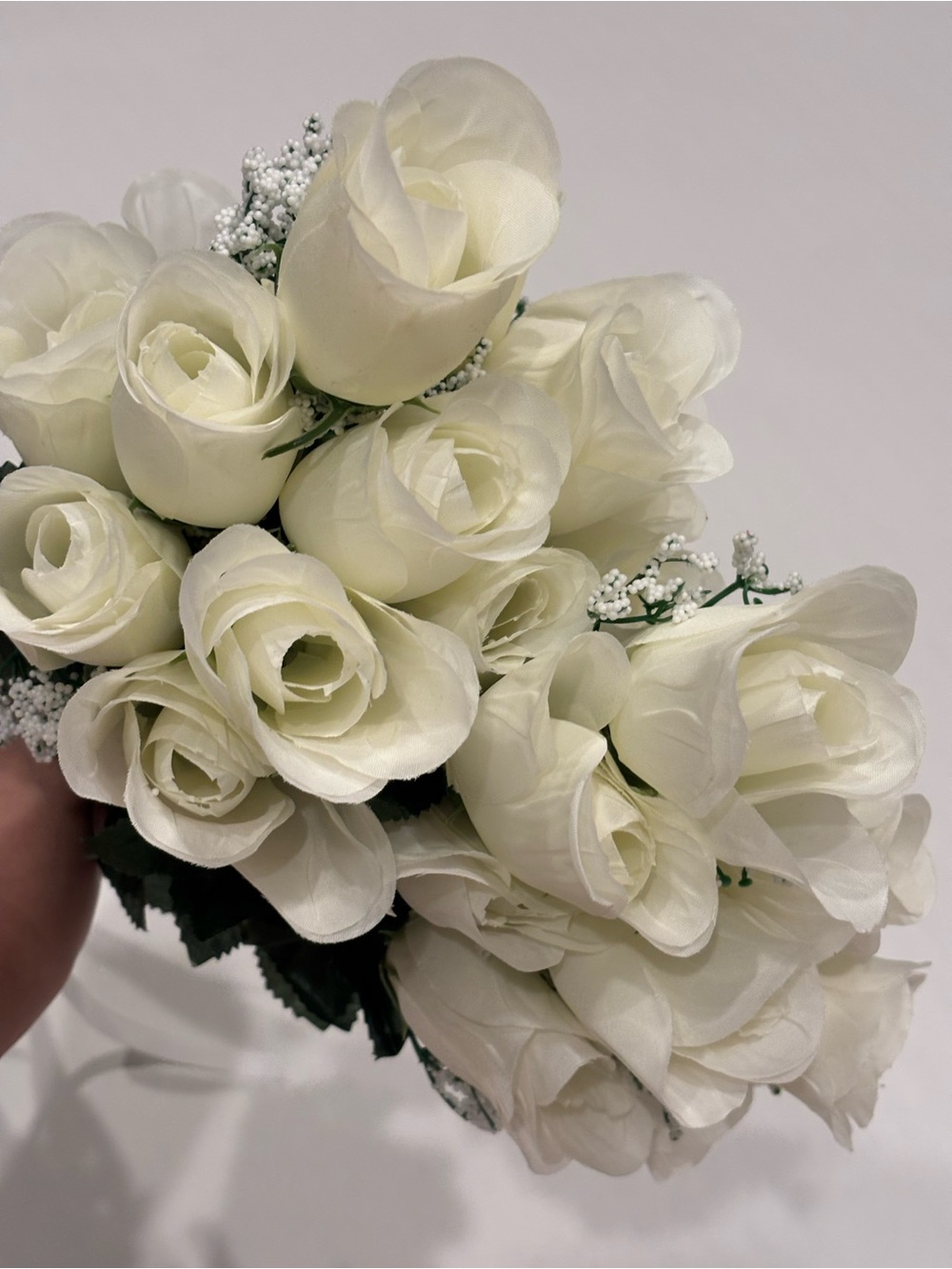 Elegant White Rose Bouquet